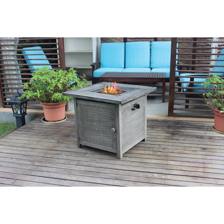August Grove Pace LIGHT GREY GAS FIRE PIT TABLE Wayfair.co.uk